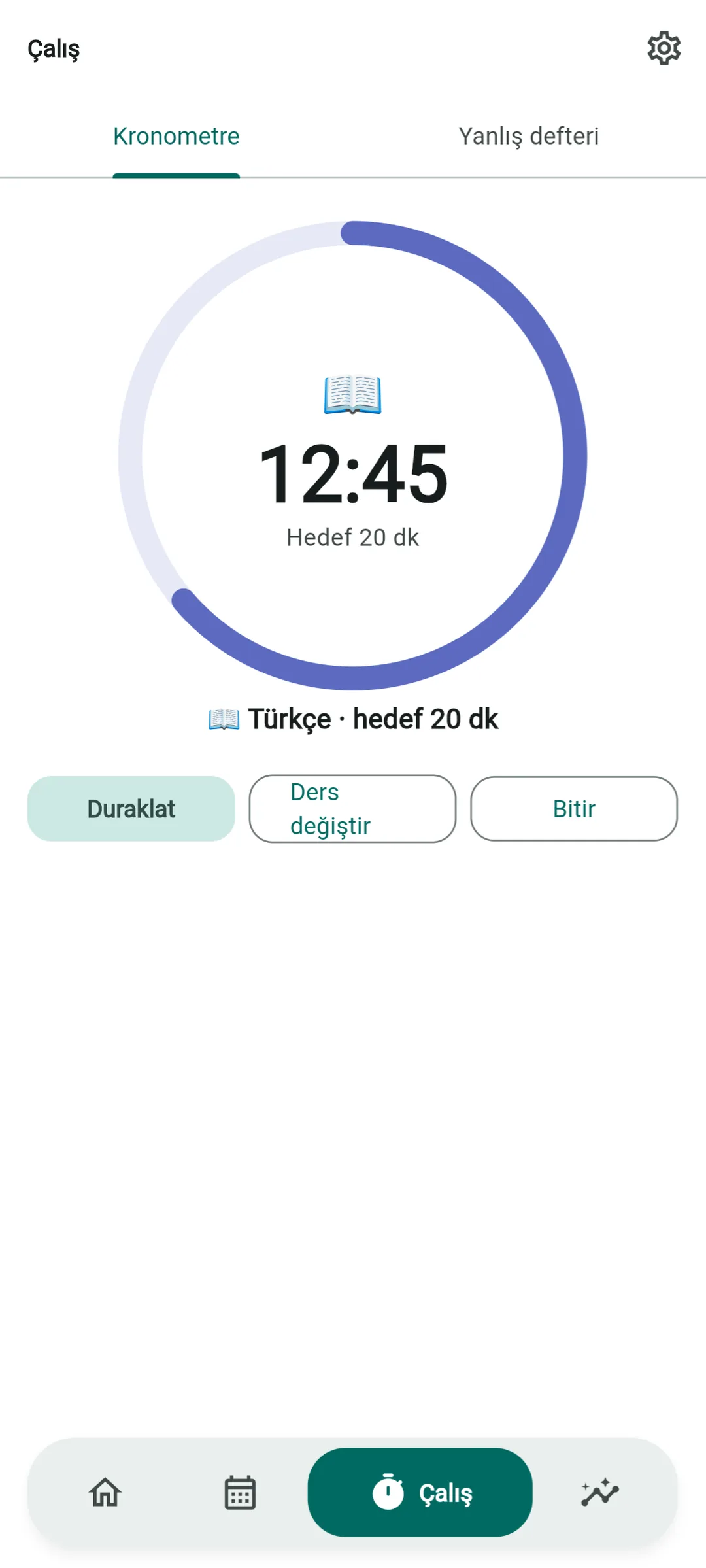 DersAsistanım kronometre