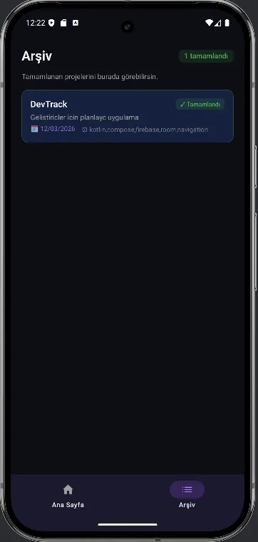 DevTrack arşiv